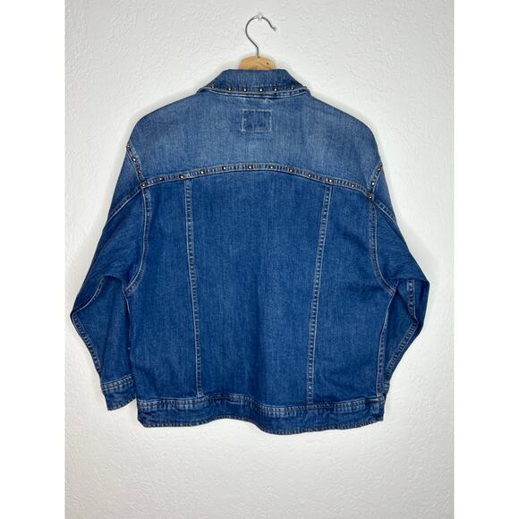 Kate Spade New York Broome Street Oversized Denim Jacket XS NWT - Picture 7 of 9